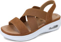 Women's Comfortable Walking Sandals Air Cushion Slingback - Supportive