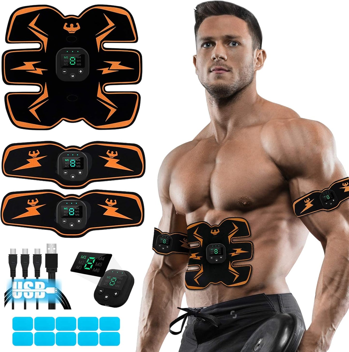 8 Gel Pads USB ABS Gear: SPORTLIMIT