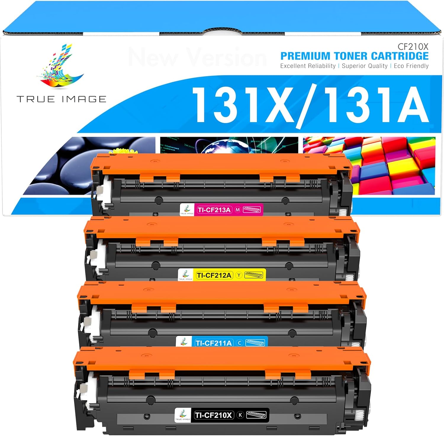 TRUE IMAGE Compatible Toner Cartridge Replacement for HP 131X