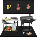 Extra Large 90 x 48 in Under Grill Mat - Deck & Fireproof Pad