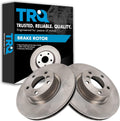 TRQ Front Brake Rotors Set Vented Compatible with 2011-2017 BMW X3