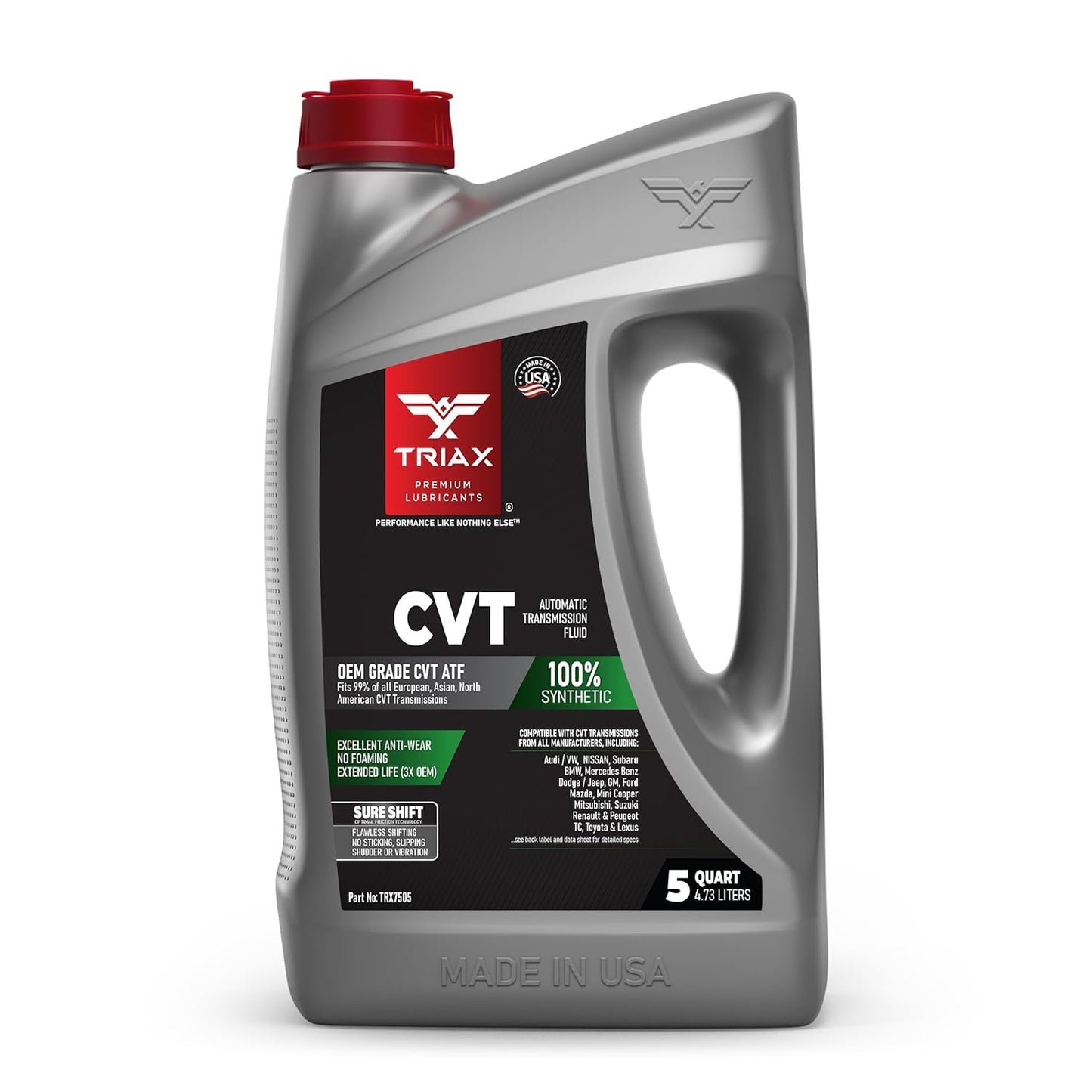 TRIAX CVT ATF Universal Non-Slip Transmission Fluid for All Vehicles