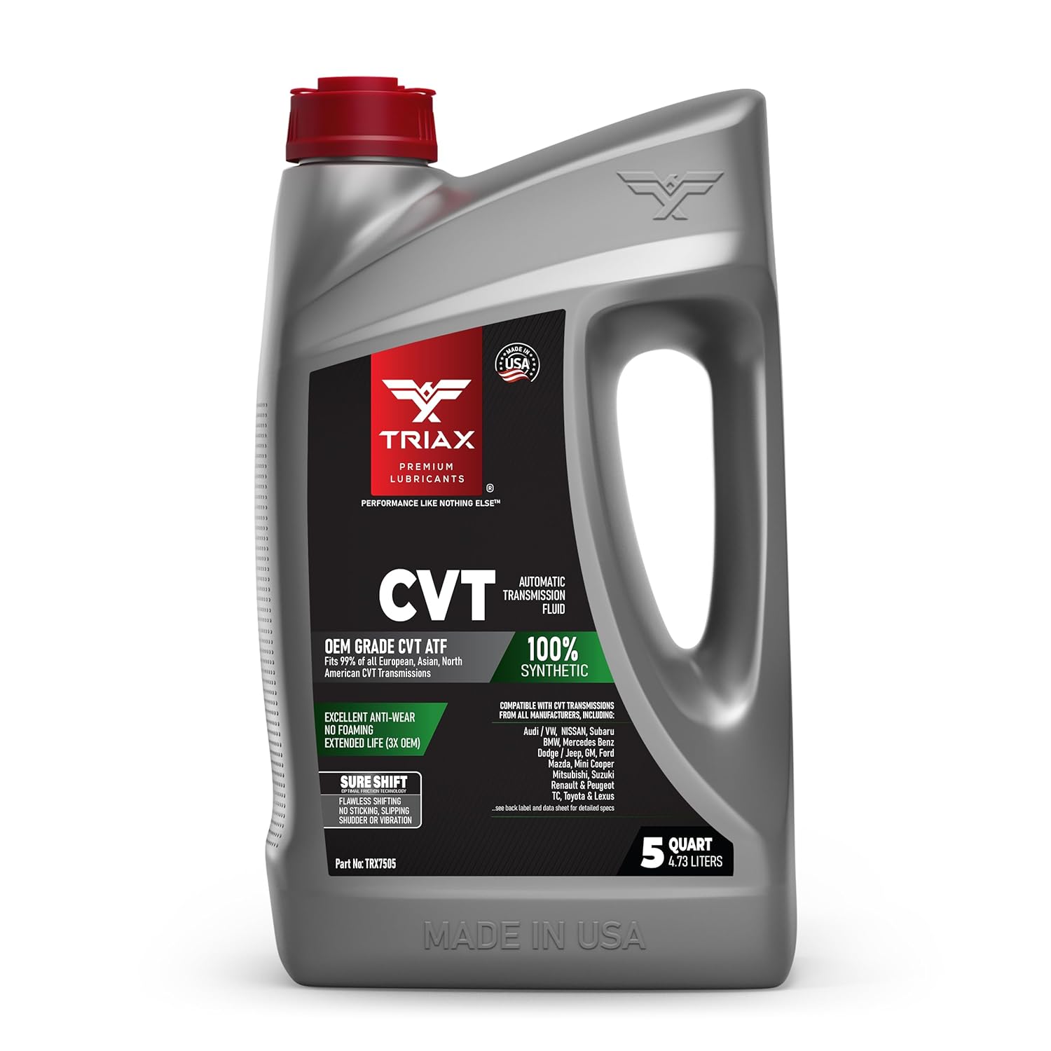 TRIAX CVT ATF Universal Non-Slip Transmission Fluid for All Vehicles