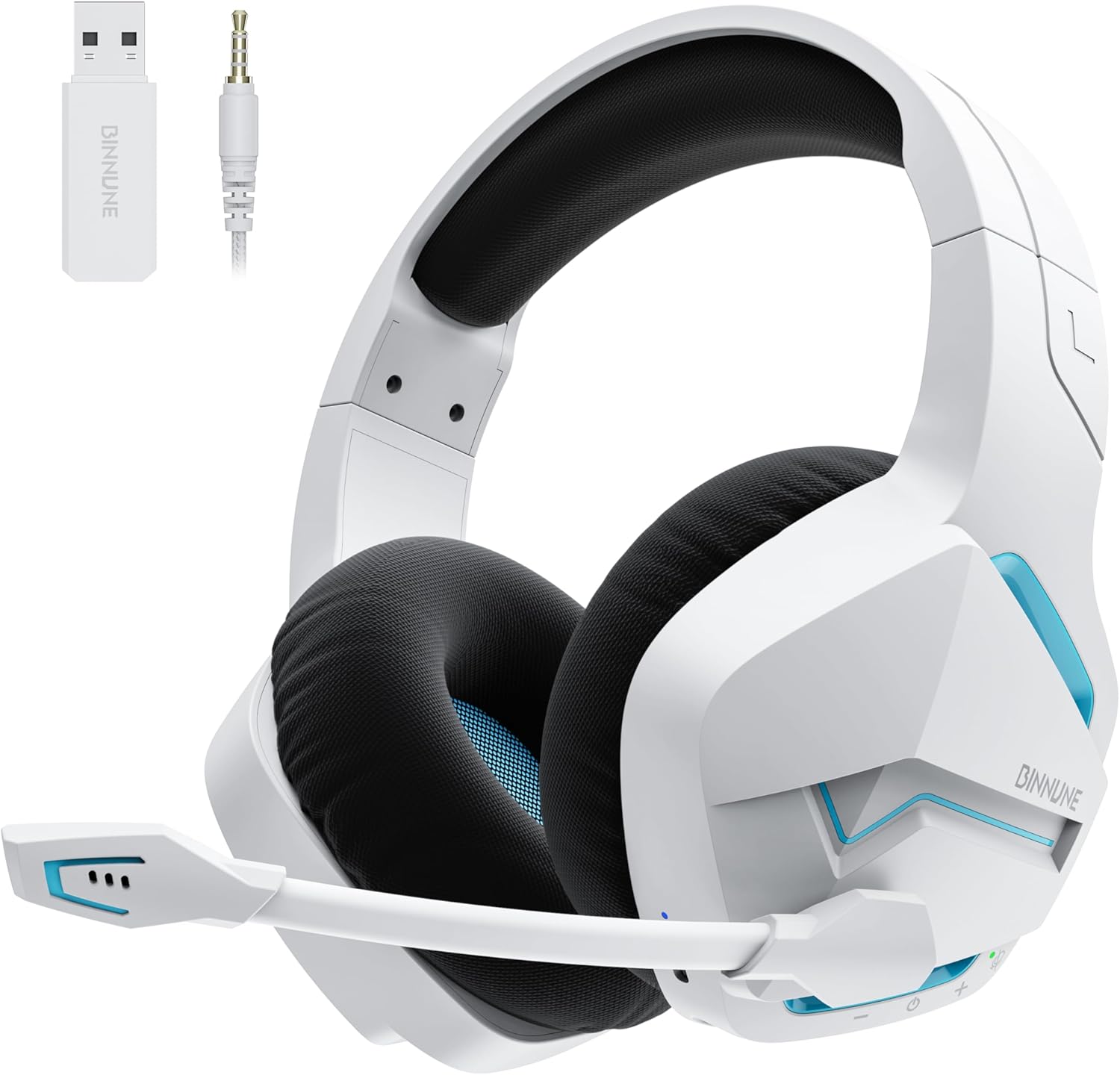 BINNUNE Wireless Gaming Headset: Ultimate Noise Cancelling Performance ...