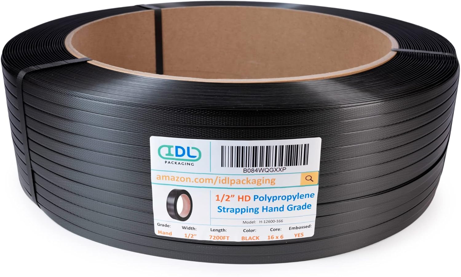 Polypropylene Strapping Roll - 1/2in x 7200ft for Bundling