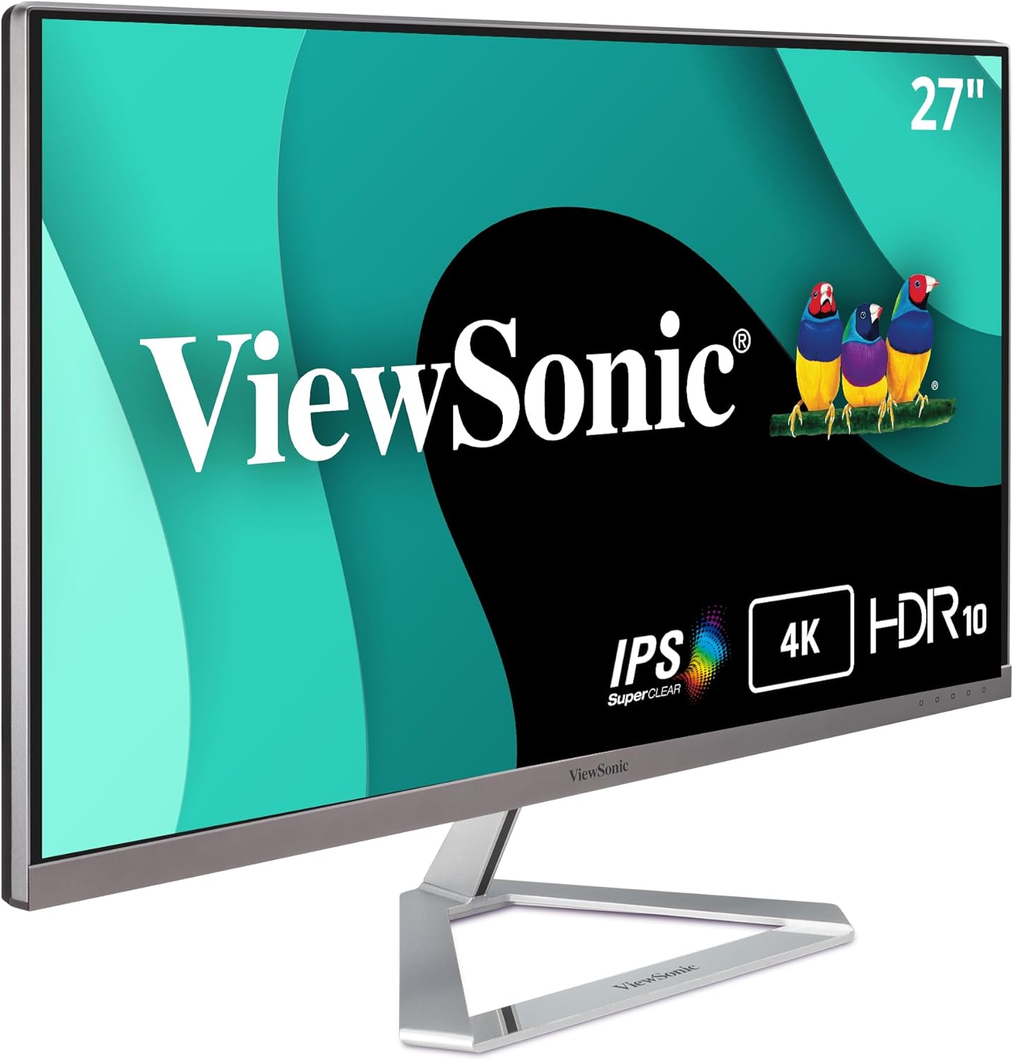 ViewSonic 27 4K UHD Monitor, USB-C Power, HDR10