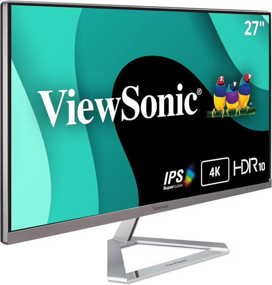 ViewSonic 27 4K UHD Monitor, USB-C Power, HDR10