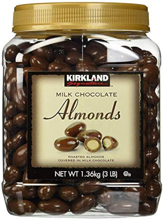 Kirkland Signature Milk Chocolate Roasted Almonds 48 Ounce Pack