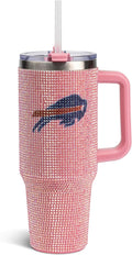 NFL Game Day 40oz Team Color Bling Tumbler - Sparkle & Insulation