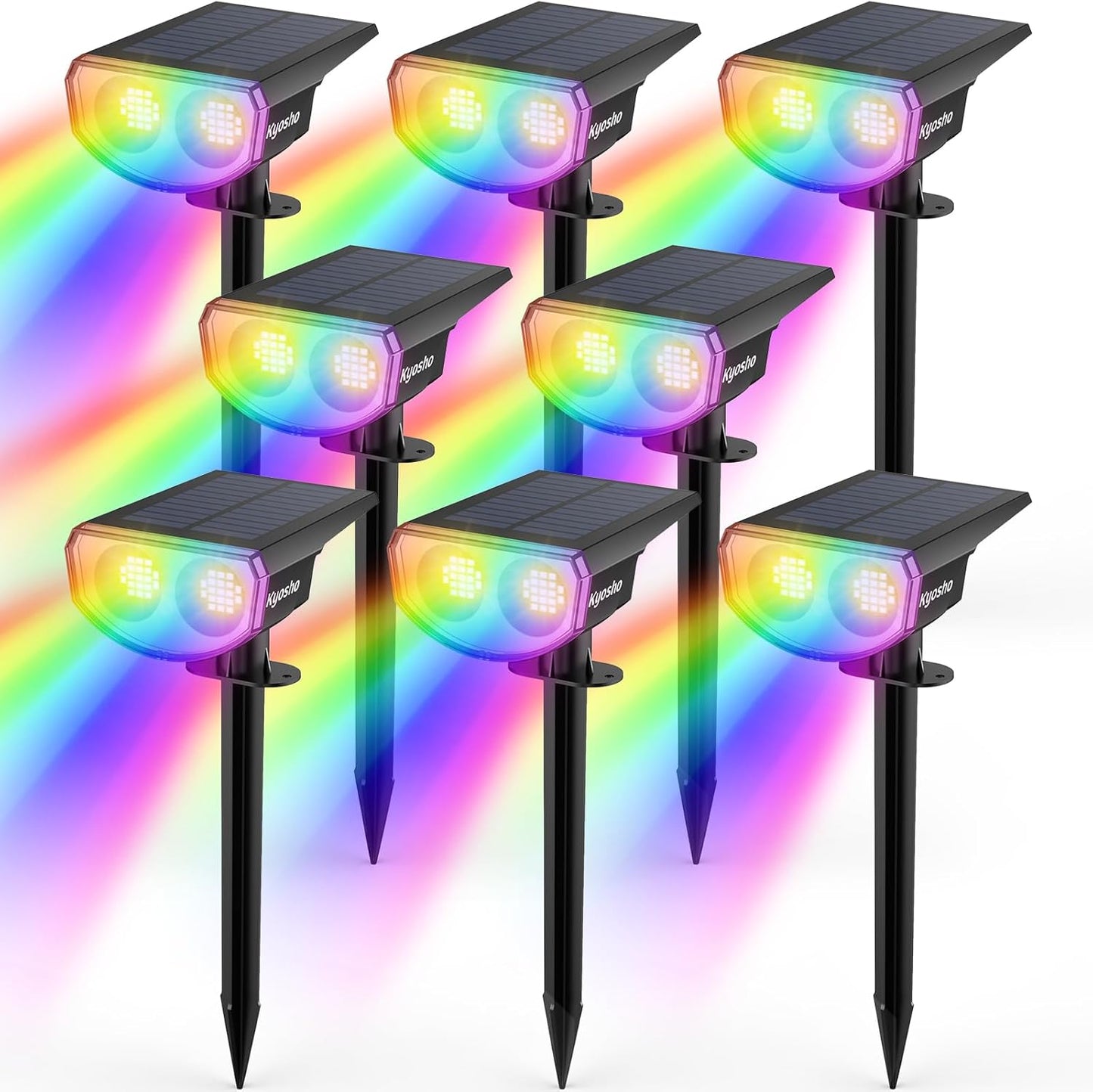 Kyosho IP67 Waterproof Color Solar Spot Lights for Outdoors