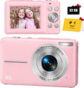 Digital Camera FHD 1080P Kids Point and Shoot Camera - Compact 16X