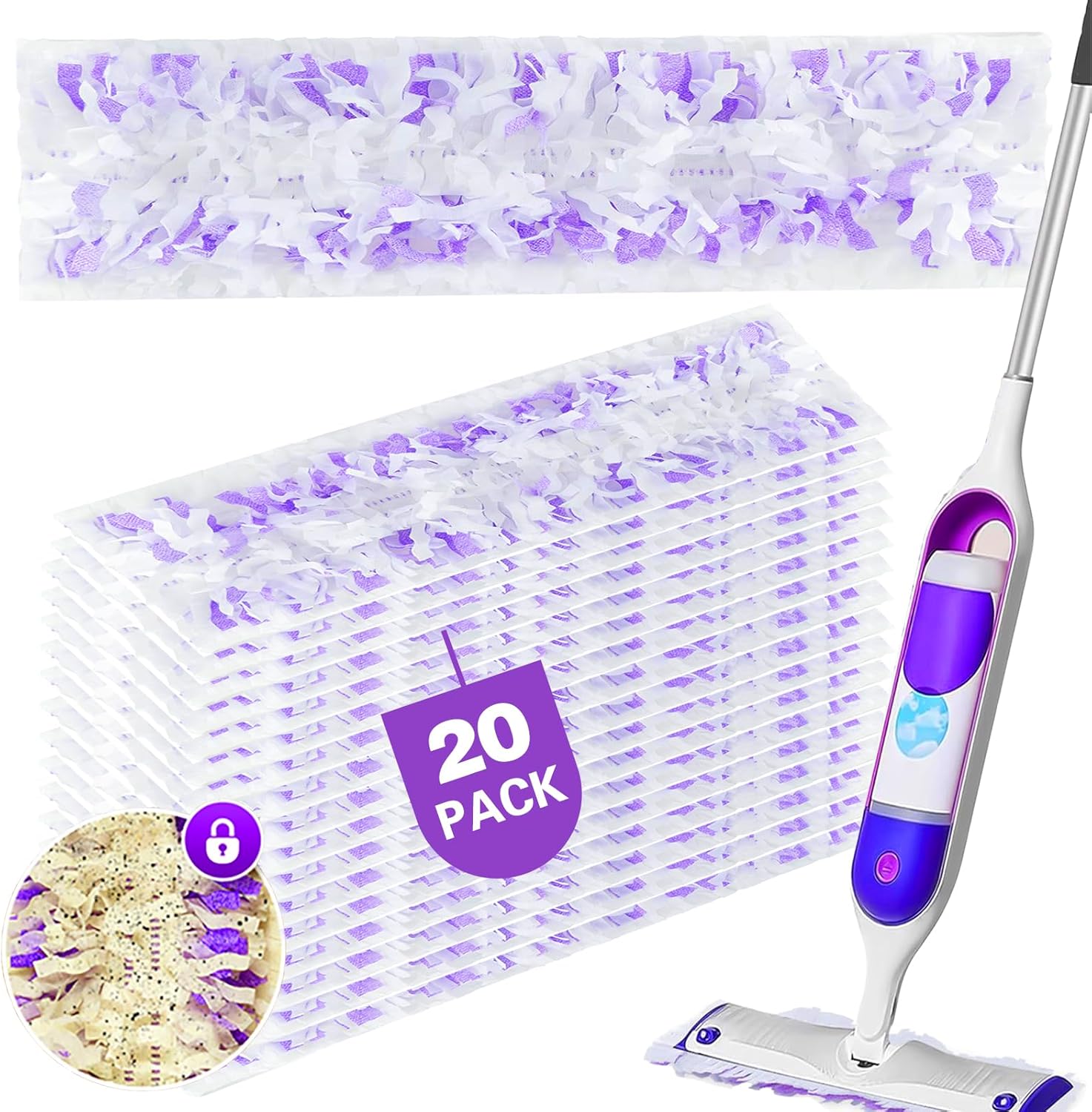 20-Count Swiffer-Compatible Mop Refills