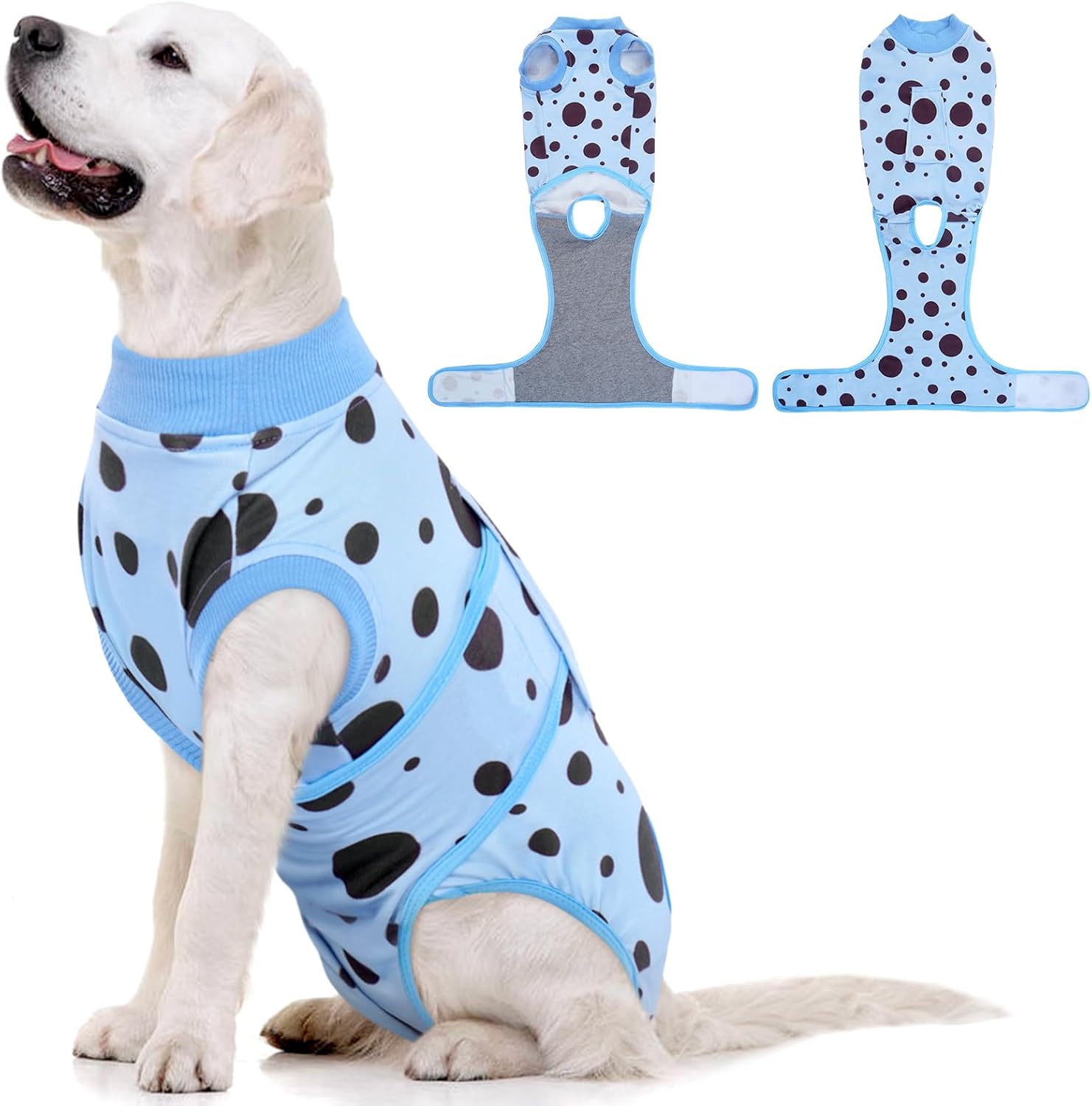 Kuoser Dog Surgery Recovery Suit for Male and Female Dogs