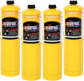 BLUEFIRE Modern MAPP Gas Cylinder 14.1 oz - Hotter Than Propane