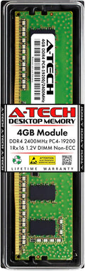 A-Tech 4GB DDR4 2400MHz UDIMM Replacement - Reliable Upgrade