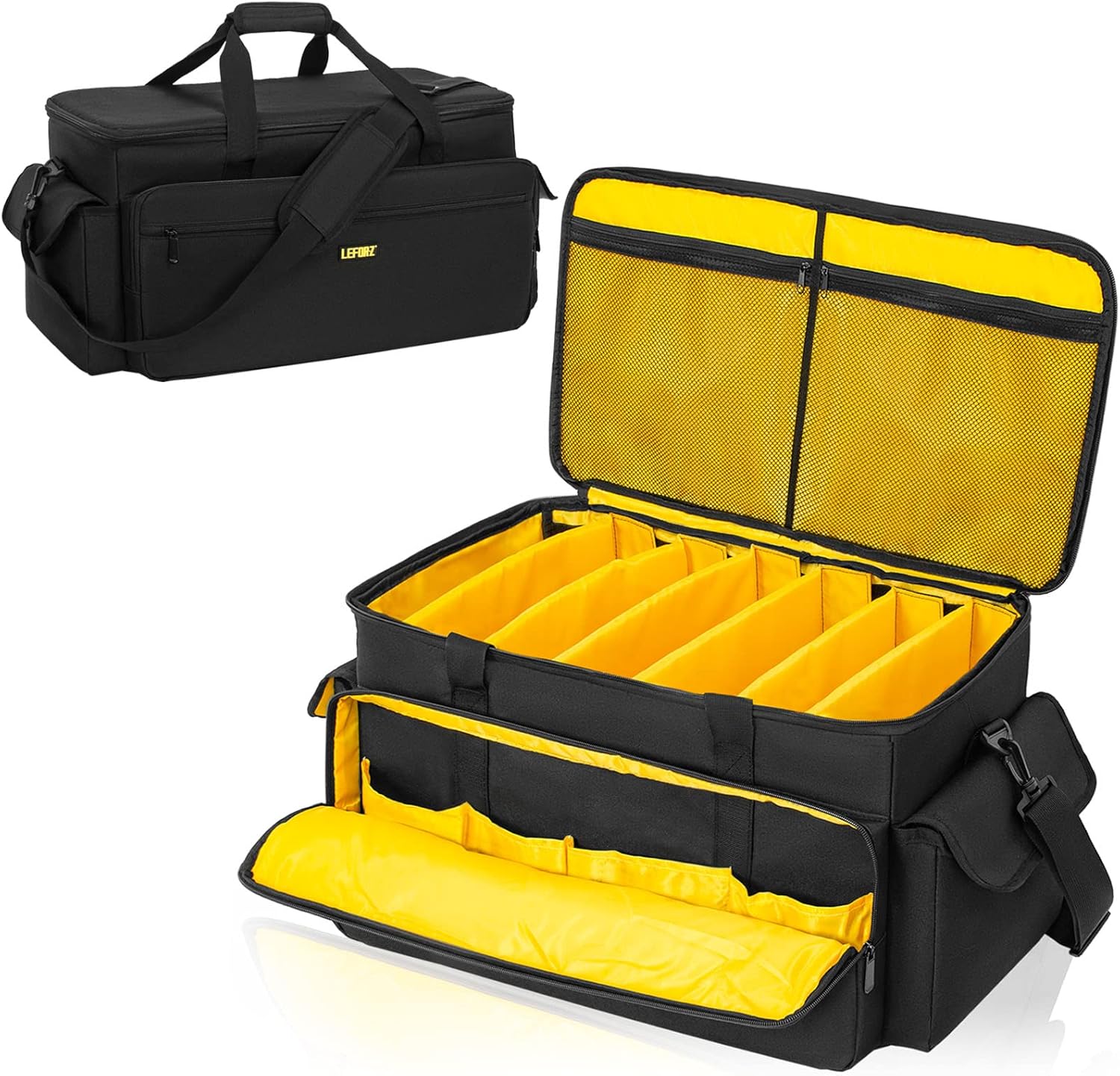 DJ Equipment Gig Bag with Detachable Dividers for Travel