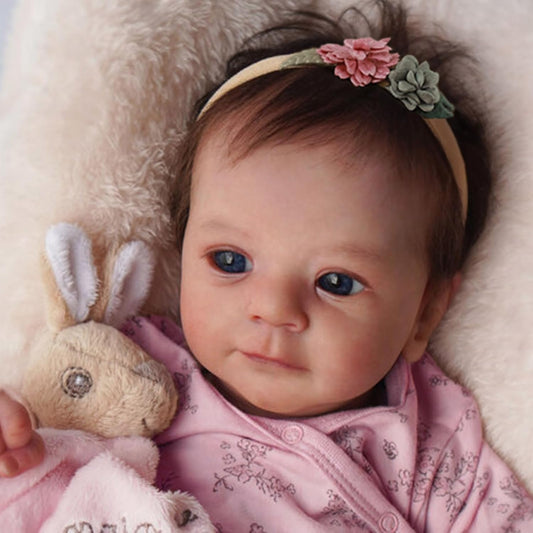 SCOM Realistic Baby Dolls Girl Felicia for Kids Age 3