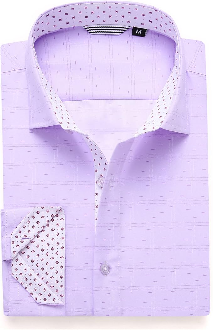 Alex Vando Mens Printed Dress Shirts for Stylish Occasions