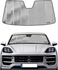 Windshield Sun Shade for Porsche Caye-nne 2019-2025, 2-in-1 Reflective