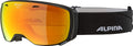 ALPINA Mirrored OTG Ski & Snowboard Goggles - Frameless Vision