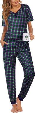 Ekouaer Pajamas for Women Set 2 Piece Lounge Set - Soft Everyday
