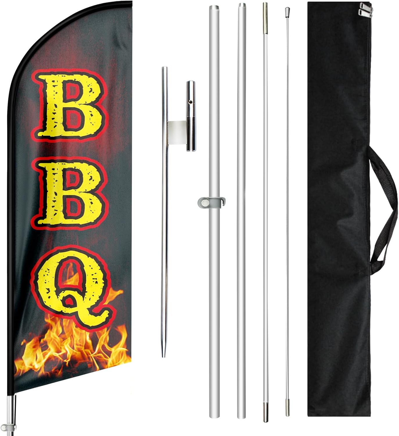Barbecue Swooper Flag Kit for Outdoor Advertising and Events
