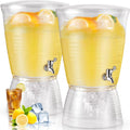 Acrylic Beverage Dispenser 2.7 Gallon 2-Pack - Party Ready