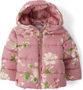 Baby and Toddler Girls Medium Weight Wind-Resistant Puffer Jacket fill