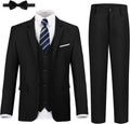 Boy's Slim Fit Formal Suit Set 6-Piece for Wedding & Prom