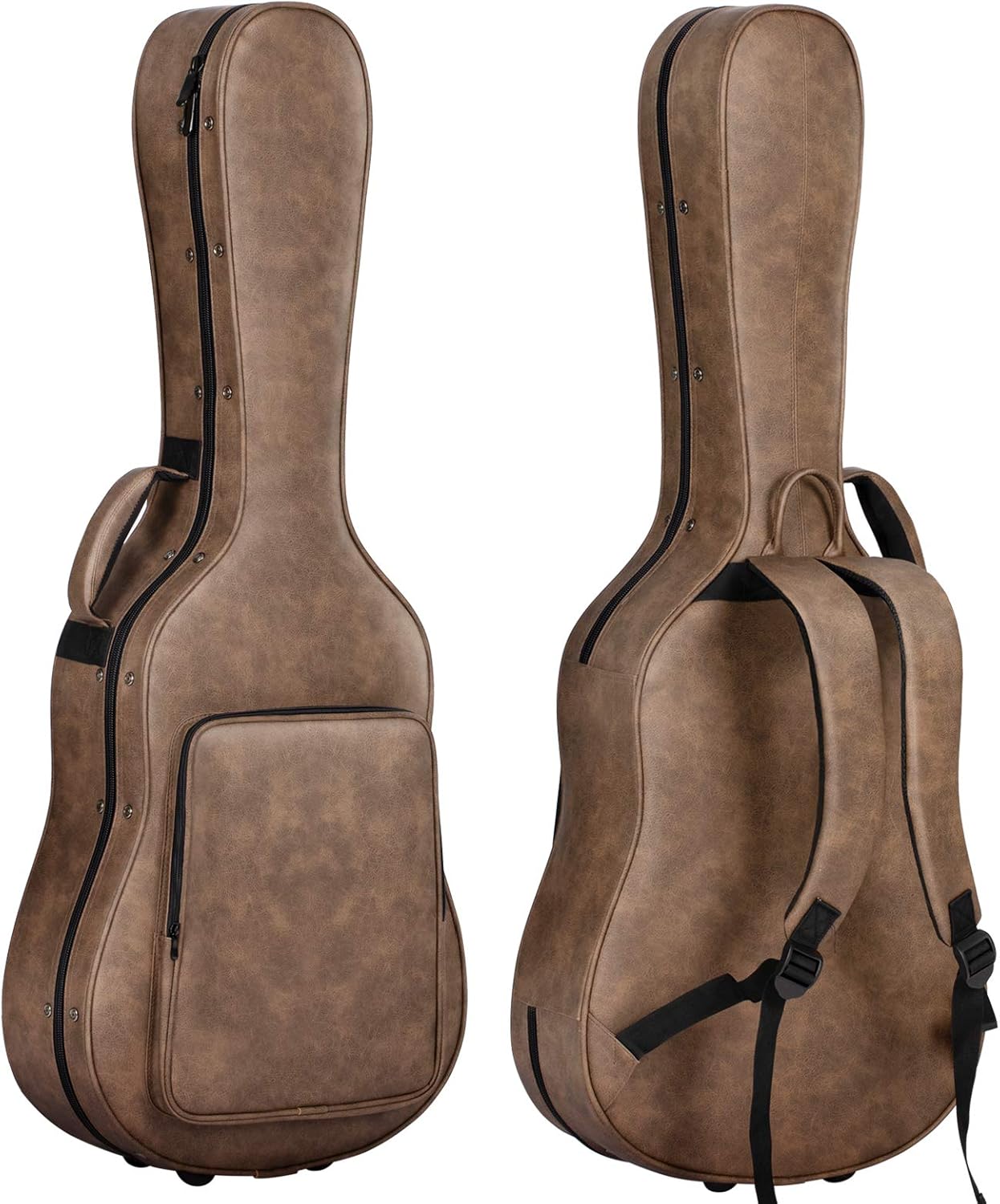 CAHAYA Acoustic Guitar Case with Waterproof Hardshell Design