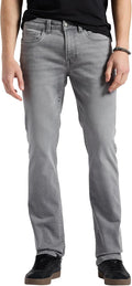 Men's Straight Six Jeans in Grey - Comfortable Stretch Fit