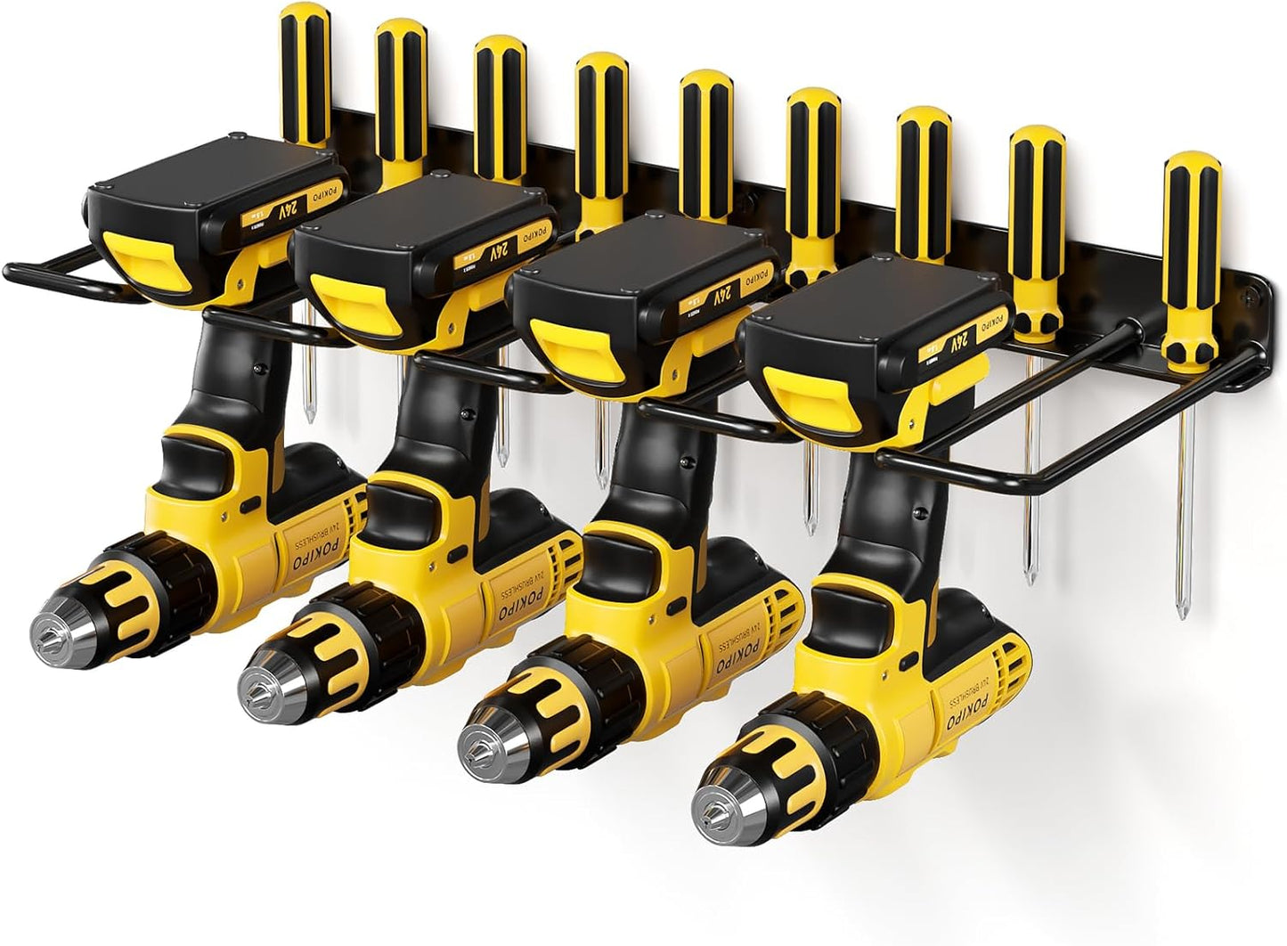 Effortlessly Organize Tools with POKIPO Drill Holder