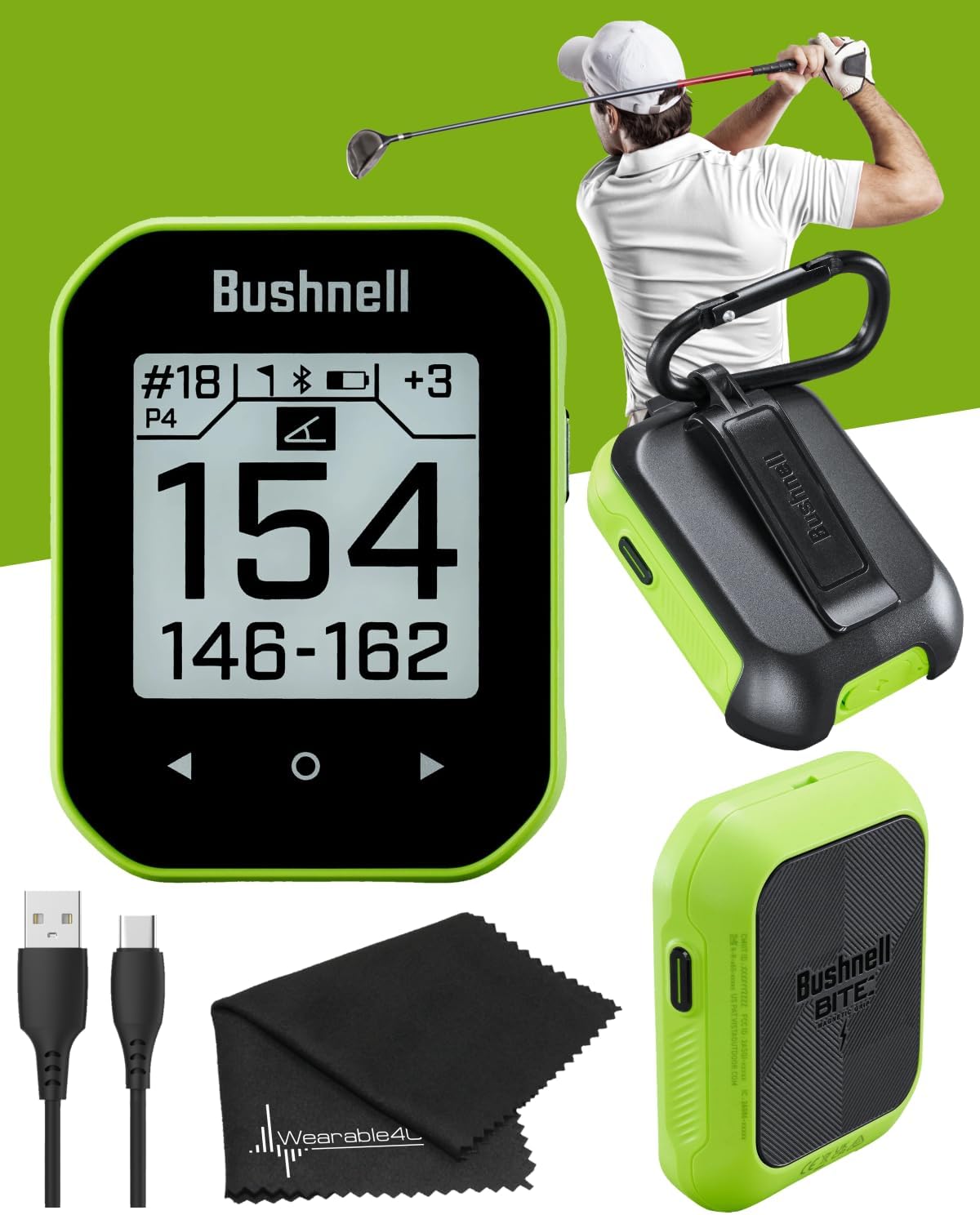 Bushnell Phantom 3 GPS Rangefinder with BITE Magnetic Mount