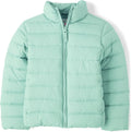 Girls' Medium Weight Wind-Resistant Water-Resistant Puffer Jacket