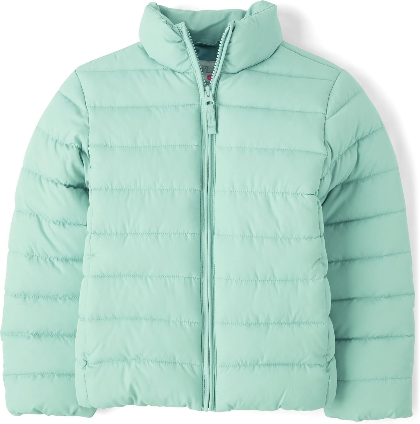 Medium Weight Wind-Resistant Puffer Jacket for Girls' Comfort