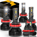 Compatible Toyota Tacoma Light Bulbs H9 H11 H16 6000K Light Combo