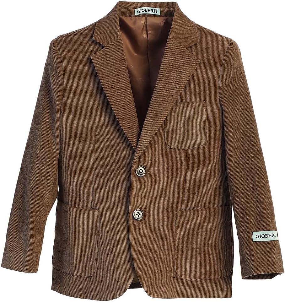 Gioberti Kids and Boys Corduroy Blazer Jacket for Stylish Looks