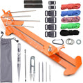 Paracord Jig Bracelet Making Kit - Complete DIY Weaving Tool