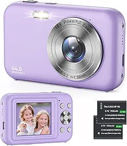 Digital Camera 1080P for Kids with 16X Zoom and Anti Shake