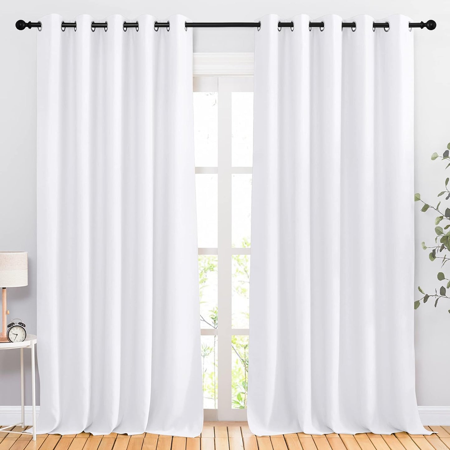 NICETOWN White Room Darkening Draperies for Elegant Homes