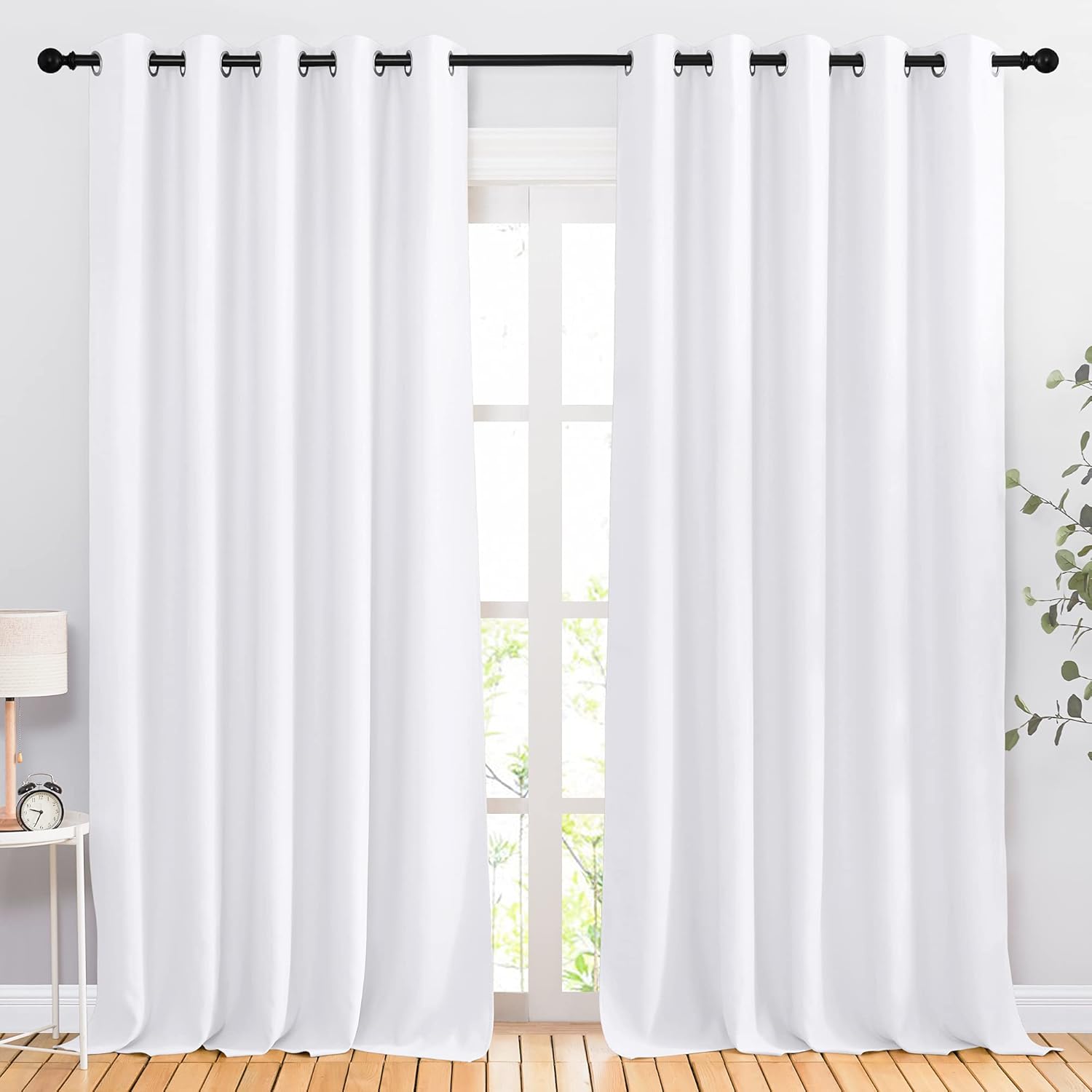 NICETOWN White Room Darkening Draperies for Elegant Homes