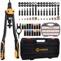 Rivet Nut Tool Kit 16ft Rivet Nut Hand Tool with 15 Mandrels - Robust