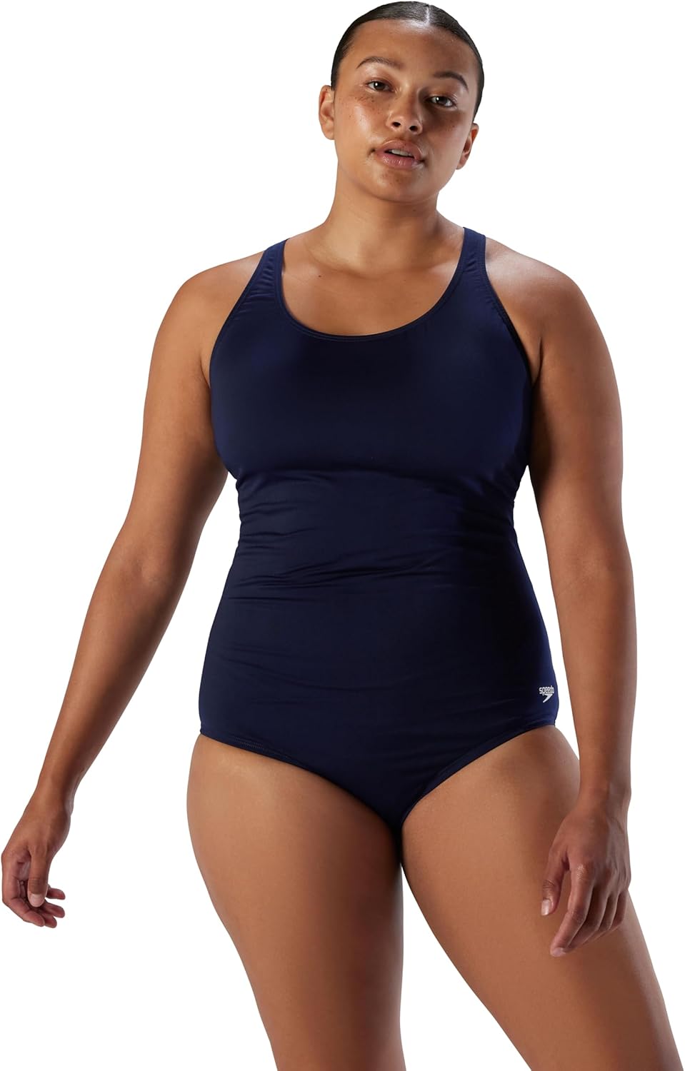 Speedo Women's One Piece Swimsuit with Ultraback Design