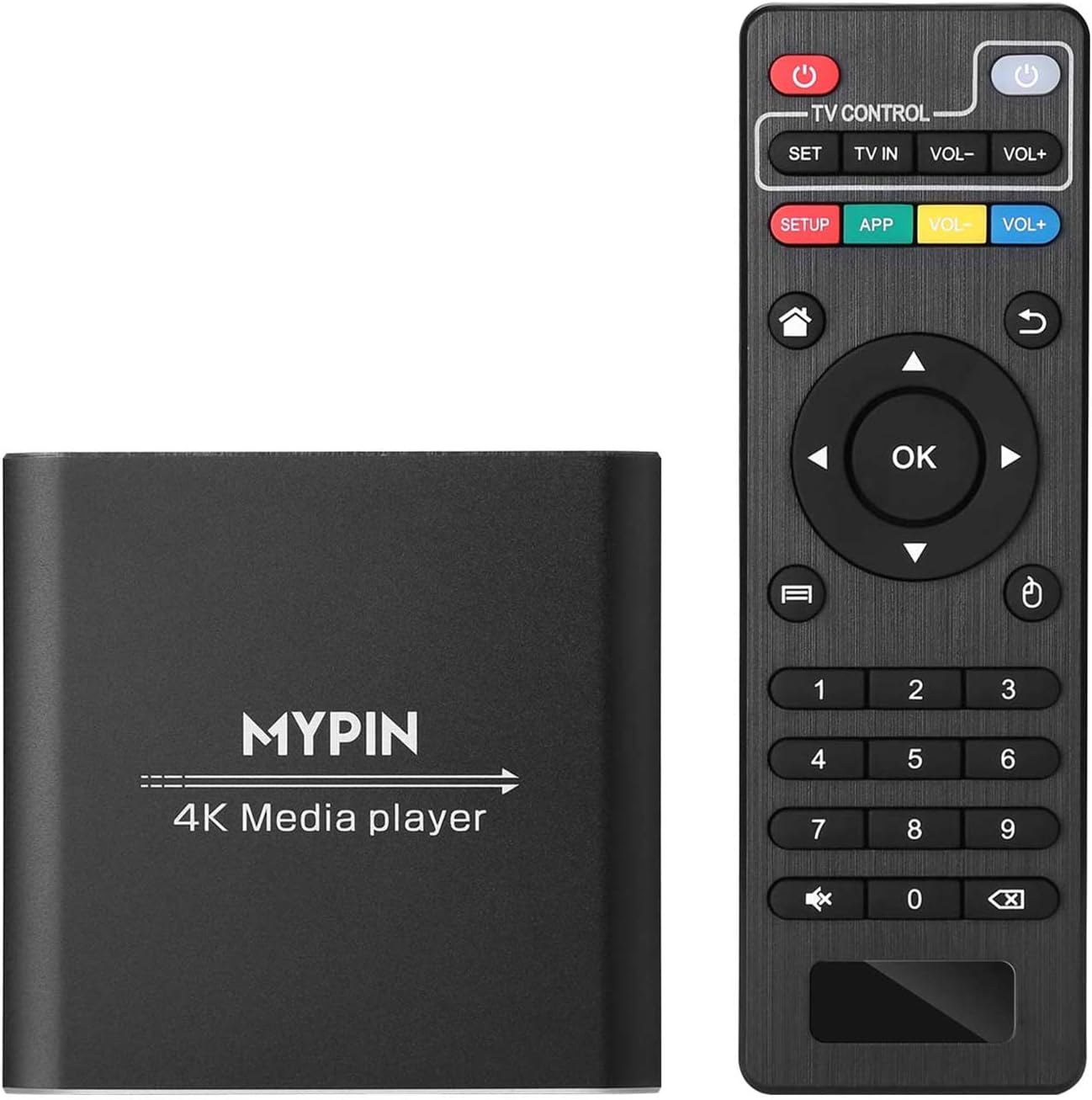 4K Media Player with Remote Control for Ultimate Home Entertainment