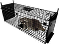 Animal Cage Trap 41 x 15.7 x 12 in Double Door - Humane Live Catch