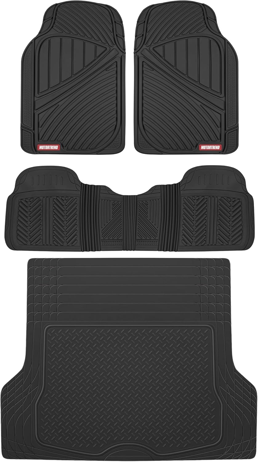 Motor Trend FlexTough Baseline Rubber Car Floor Mats Set Review