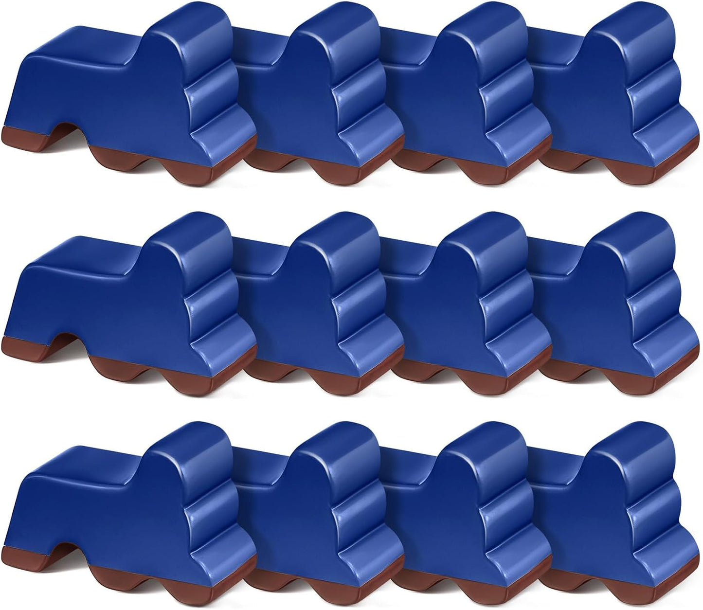 Kigeli 12 Pcs Resin Pot Feet for Outdoor Planters - Royal Blue