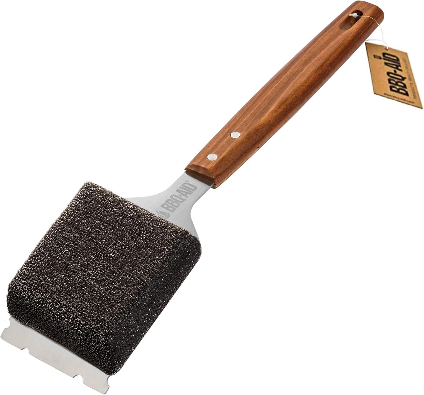 BBQ-AID Bristle Free Grill Brush for Safe and Easy Cleaning