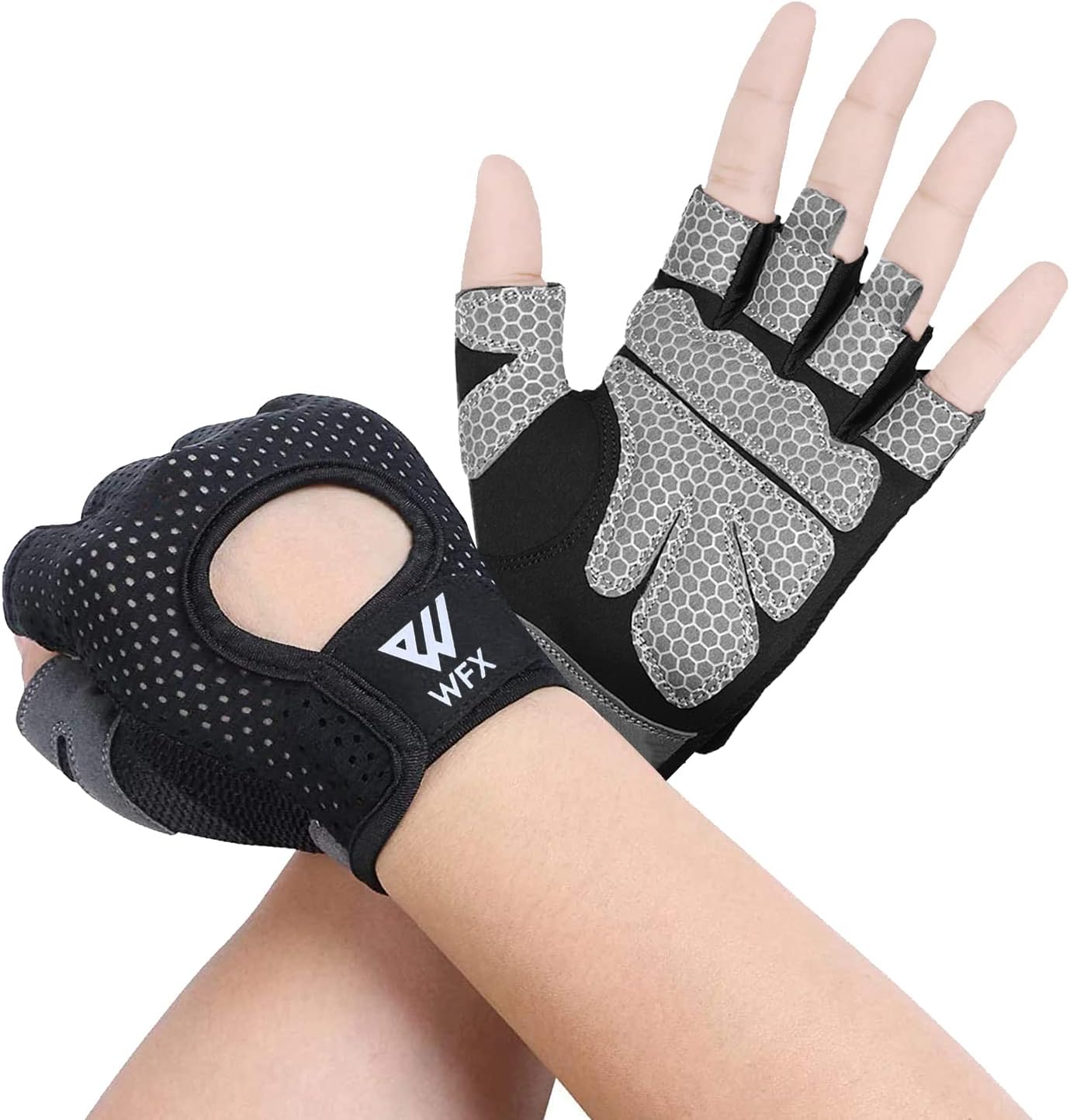 Wrist Wrap Weight Lifting Gloves for Gym & Fitness Training