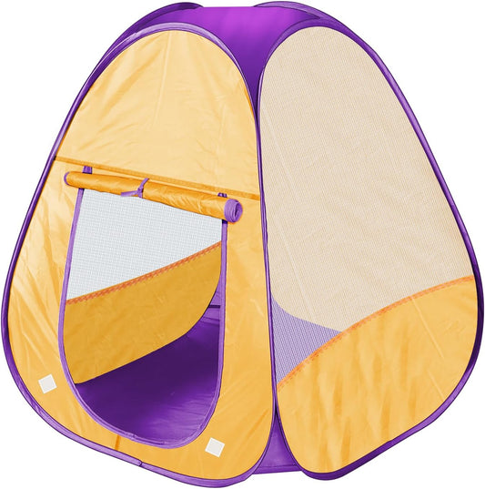 Easy Setup Kids Play Tent - Orange Castle